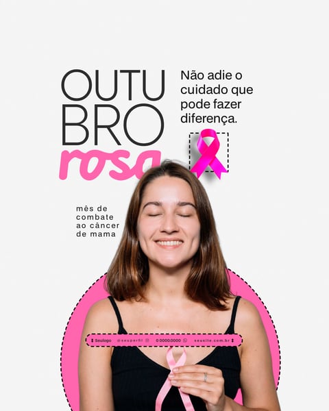 FLYER CAMPANHA OUTUBRO ROSA SOCIAL MEDIA 2