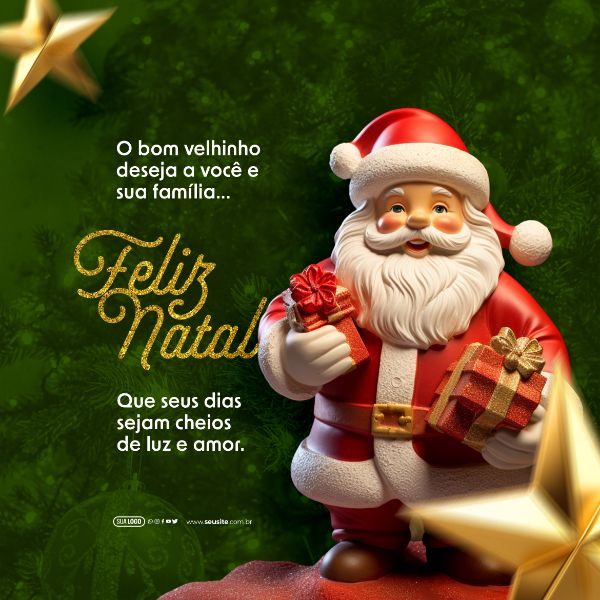 SOCIAL MEDIA - NATAL - DIAS CHEIOS DE LUZ E AMOR