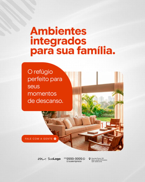 IMOBILIÁRIA VENDA E ALUGUEL DE IMÓVEIS SOCIAL MEDIA PSD EDITÁVEL 2