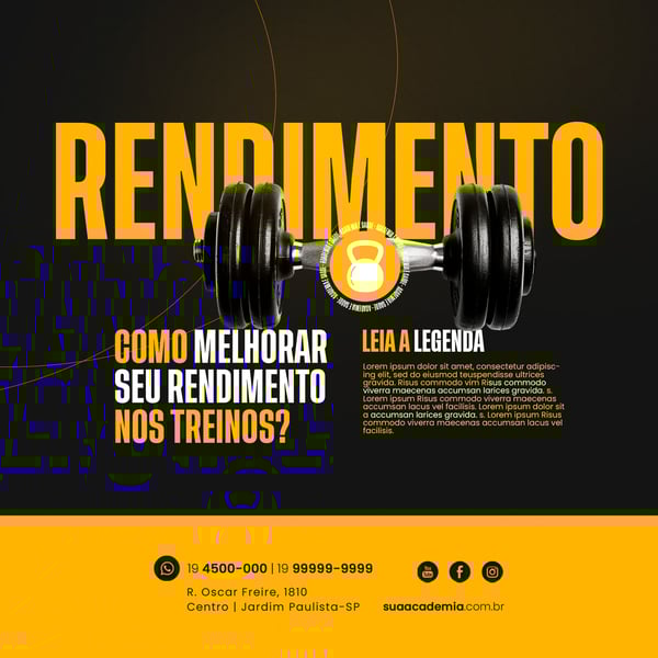 ACADEMIA - RENDIMENTO