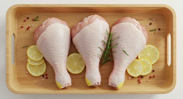 COXAS DE FRANGO CRU NA TÁBUA 2