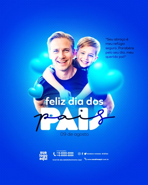 DIA DOS PAIS 09 DE AGOSTO FEED 8