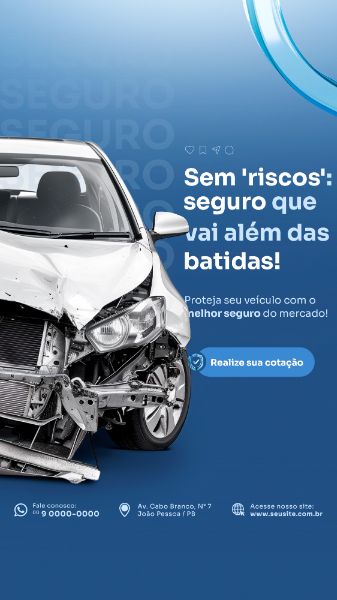 SEGURO BATIDAS ACIDENTE SOCIAL MEDIA STORY