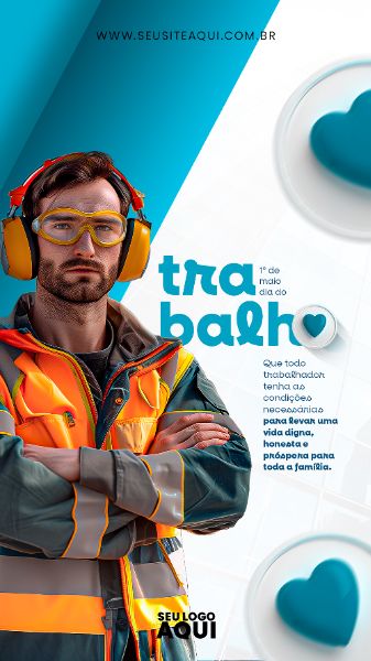 STORY - DIA DO TRABALHADOR - PSD EDITÁVEL