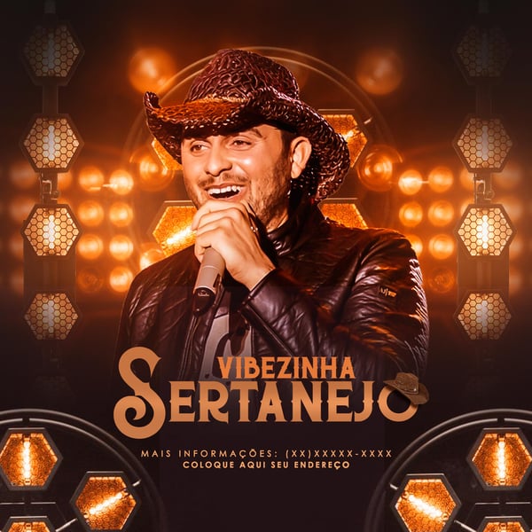 FLYER EVENTO VIBEZINHA SERTANEJO FEED