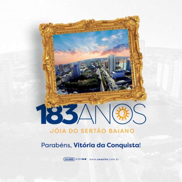 FEED - ANIVERSÁRIO DE VITÓRIA DA CONQUISTA - PARABÉNS