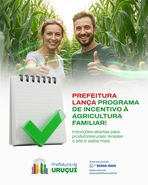 PREFEITURA - PROGRAMA DE INCENTIVO À AGRICULTURA