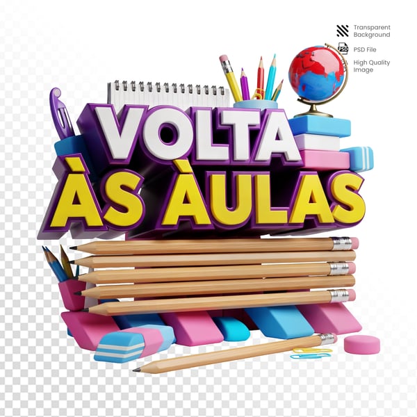 SELO 3D CAMPANHA PUBLICITARIA ESCOLAS VOLTA AULAS7