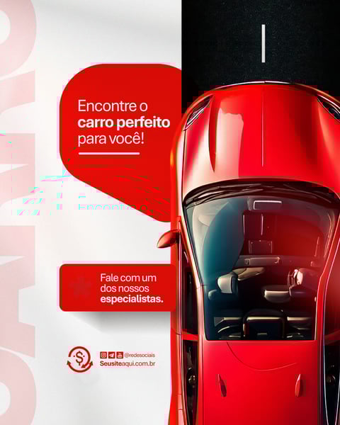 CONSÓRCIO FINANCIAMENTO SEGUROS CONCESSIONÁRIA MOTO CARRO SOCIAL MEDIA PSD EDITÁVEL