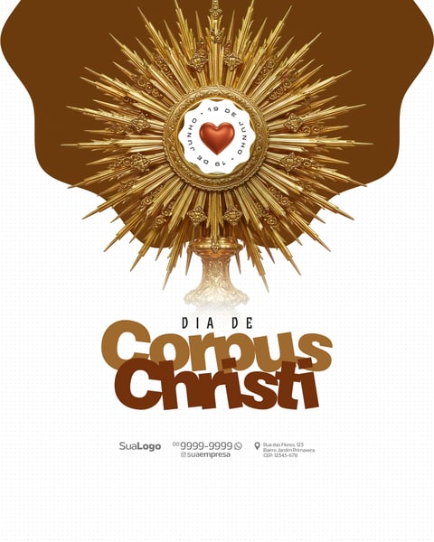SOCIAL MEDIA DIA DE CORPUS CHRISTI 19 DE JUNHO