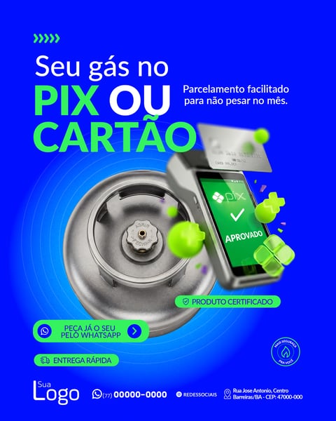 SOCIAL MEDIA DISTRIBUIDOR DE GÁS PSD EDITÁVEL 5