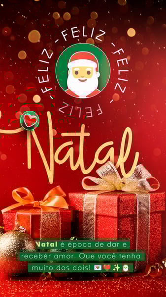 FSZ SOCIAL MEDIA FELIZ NATAL STORY NESTE NATAL, QUE VOCÊ ESTELA CERCADO POR AQUELES QUE AMA