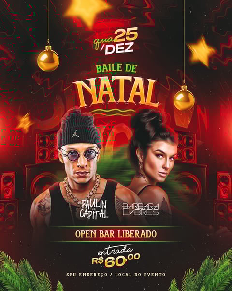 HGF FLYER SHOW ESPECIAL DE NATAL FUNK - FEED