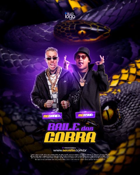 FLYER BAILE DOS COBRAS DANIEL E RYAN FEED