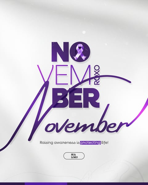 PURPLE NOVEMBER PREMATURITY AWARENESS MONTH SOCIAL MEDIA EDITABLE PSD 10