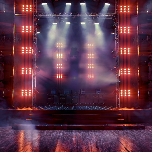 FUNDO DE PALCO COM LUZES