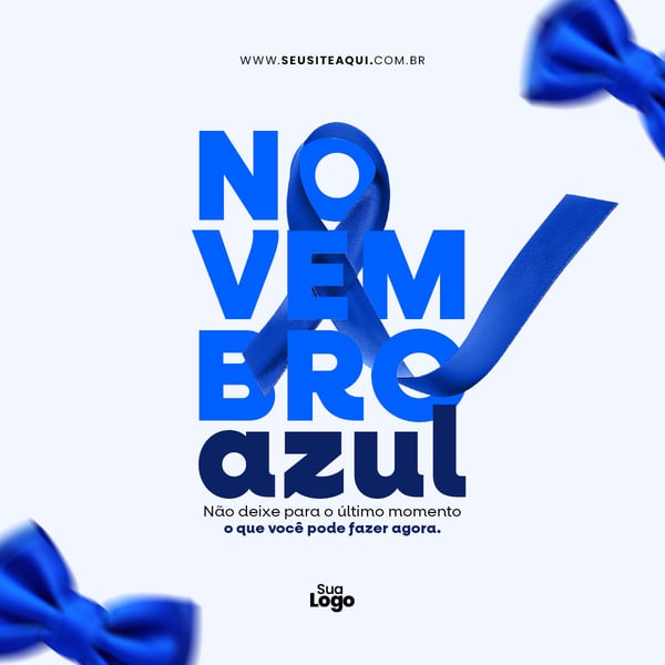 FEED QUADRADO NOVEMBRO AZUL SOCIAL MEDIA 01