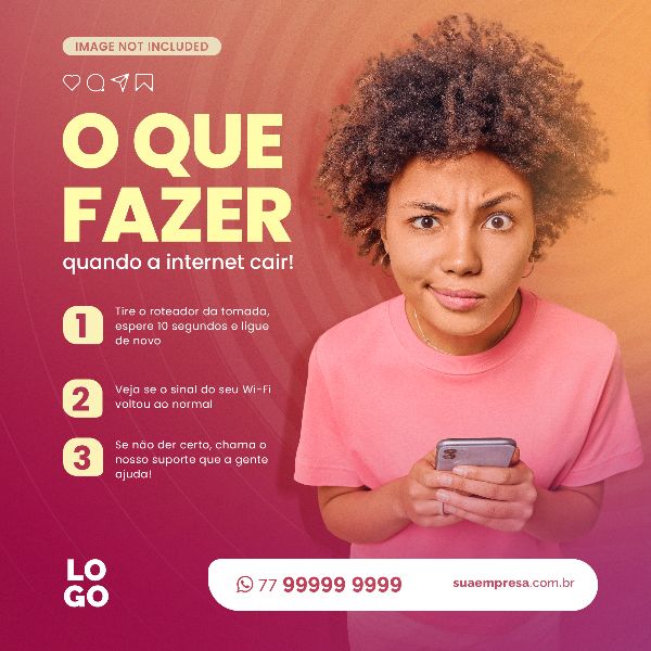 O QUE FAZER QUANDO A INTERNET CAIR - INTERNET