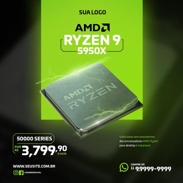 POST LOJA ONLINE PROCESSADOR AMD GAMER FEED