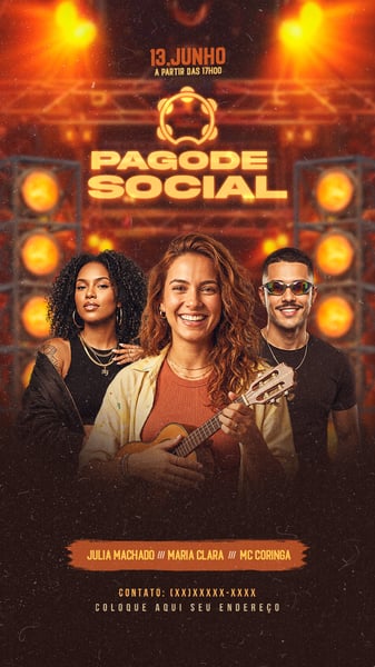FLYERS PARA EVENTOS PAGODE SOCIAL STORYS