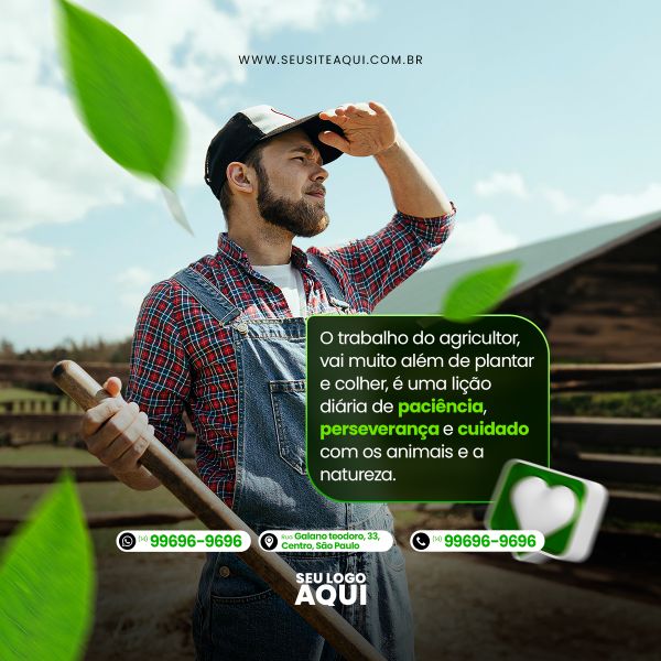 AGRONEGÓCIO, AGRICULTURA, AGROPECUÁRIA - SOCIAL MEDIA | PSD EDITÁVEL