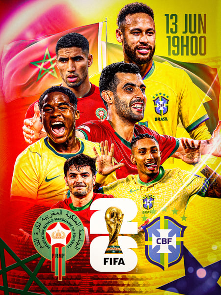 72 JOGO DA COPA DO MUNDO BRASIL X MARROCOS