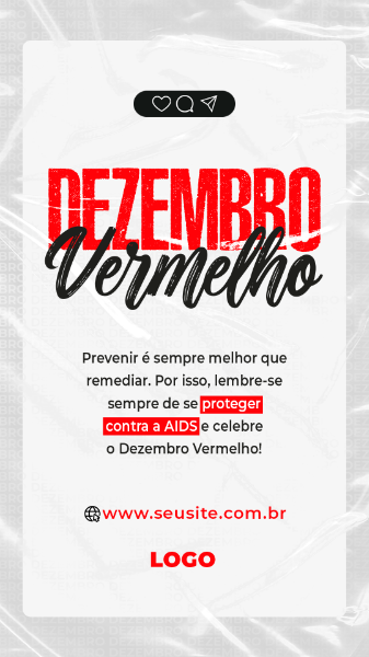 STORY DEZEMBRO VERMELHO LUTA CONTRA A AIDS