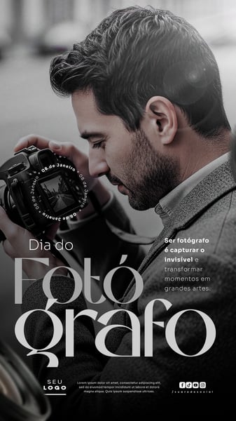 DIA DO FOTÓGRAFO 8 DE JANEIRO STORY SOCIAL MEDIA PSD EDITÁVEL 5