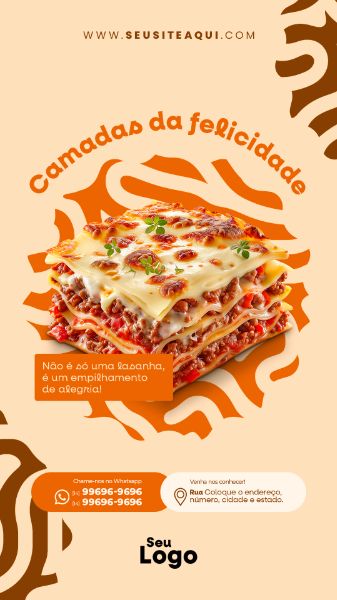 STORY - CASA DE MASSAS | RESTAURANTE | PSD EDITÁVEL