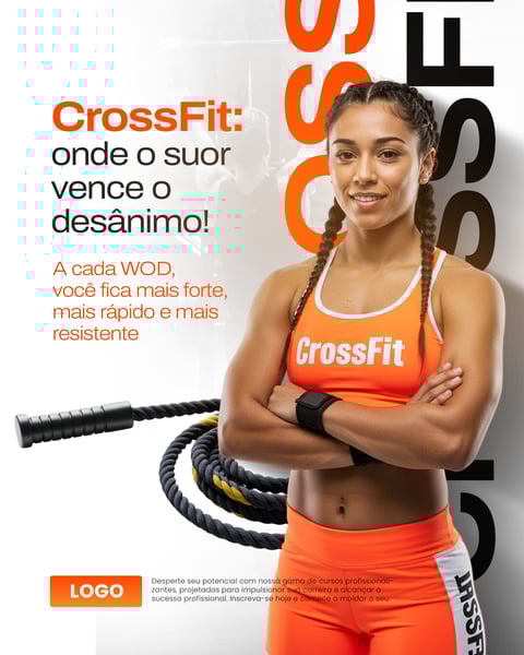 CROSSFIT - SUOR VENCE O DESÂNIMO