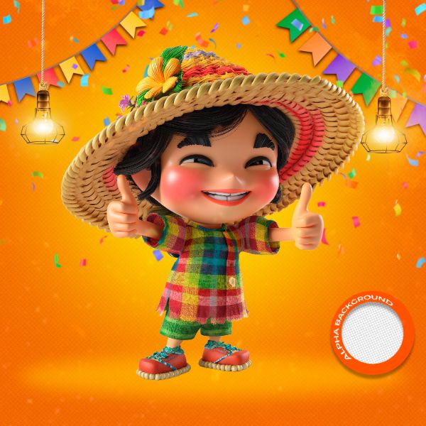 MASCOTES DE FESTA JUNINA MODELO 29