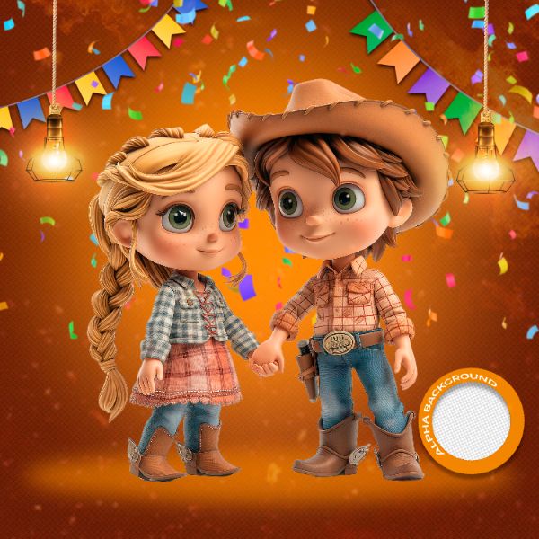 MASCOTES DE FESTA JUNINA MODELO 221