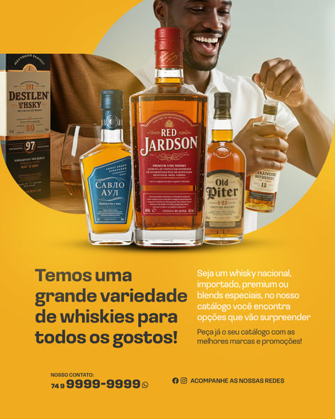 DISTRIBUIDORA DE BEBIDAS VARIEDADE DE WHISKY