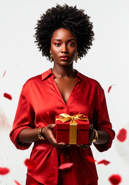 GJP MULHER SEGURANDO PRESENTE NA MÃO PSD EDITÁVEL