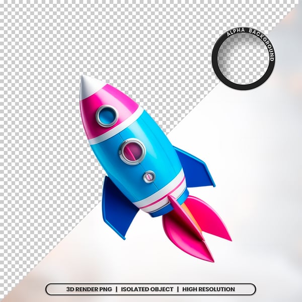 3D RENDER BRINQUEDO INFANTIL ELEMENTO ÍCONE PSD PNG 12