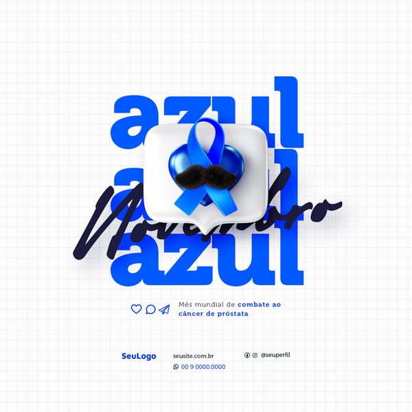 SOCIAL MEDIA CAMPANHA NOVEMBRO AZUL