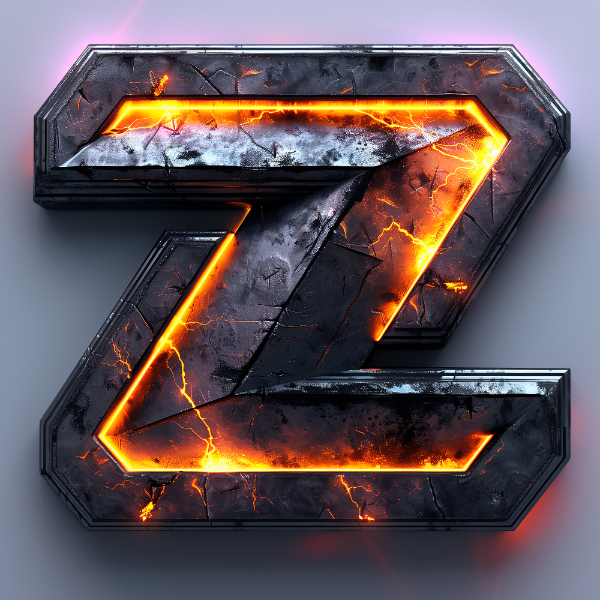 LETRA Z | ELEMENTO 3D FUTURISTA | IMAGEM