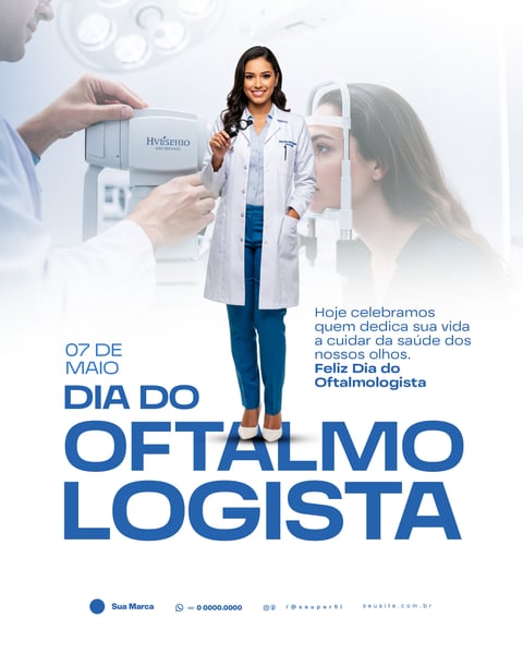 SOCIAL MEDIA DIA DO OFTALMOLOGISTA 07 DE MAIO