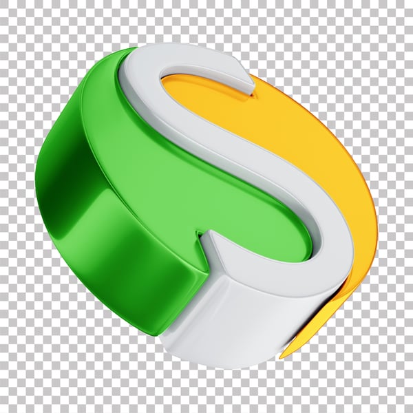 ASSET 3D LOGO SIMPLES NACIONAL CONTABILIDADE COM FUNDO ISOLADO 7