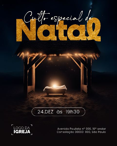 SOCIAL MEDIA - CULTO ESPECIAL DE NATAL FEED