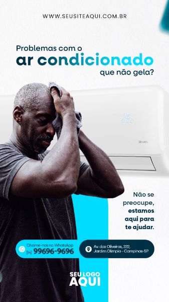 STORY - MANUTENÇÃO DE AR CONDICIONADO | SOCIAL MEDIA | PSD EDITÁVEL