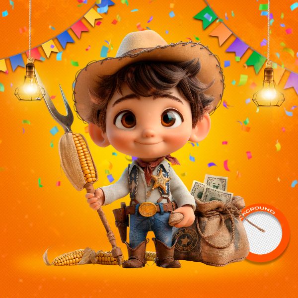 MASCOTES DE FESTA JUNINA MODELO 123