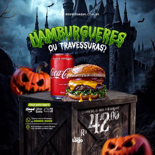FEED QUADRADO HALLOWEEN 12 DE OUTUBRO 01