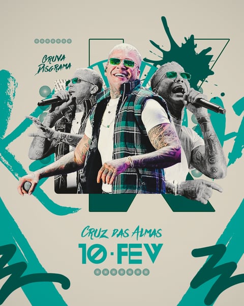 ROP FLYER AGENDA SEMANAL HOJE IGOR KANNARIO FEED PSD EDITAVEL