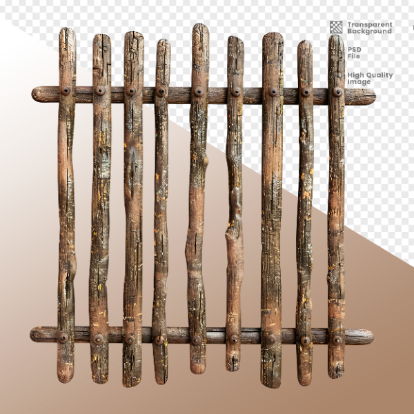 ESTRUTURA DE MADEIRA - ELEMENTO 3D PARA COMPOSIÇÃO - WOOD