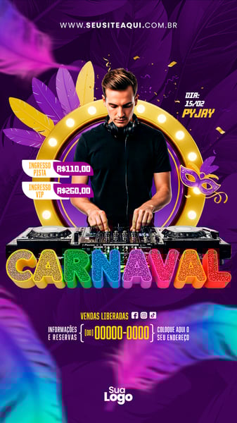 STORY BLOCO CARNAVAL SOCIAL MEDIA PSD EDITÁVEL 11