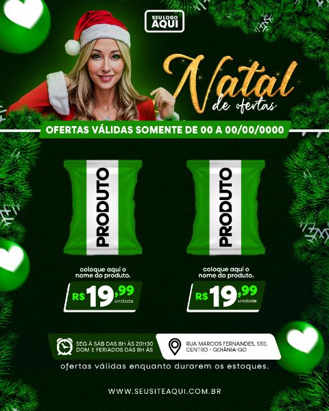 POST FEED | TABLÓIDE | FOLHETO | FELIZ NATAL | PSD EDITÁVEL