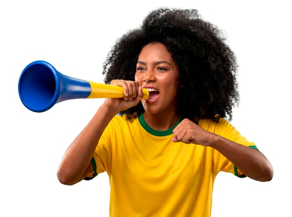 TORCEDORA BRASILEIRA FUTEBOL COPA DO MUNDO COMEMORANDO VITÓRIA 2