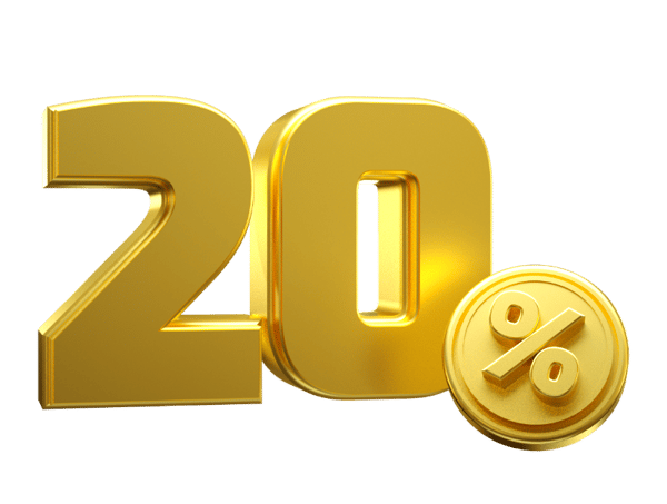 NÚMERO PORCENTAGEM FONTE GOLD 3D