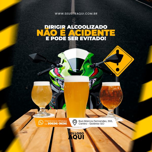 AUTO ESCOLA - CNH - MOTORISTA | SOCIAL MEDIA - PSD EDITÁVEL